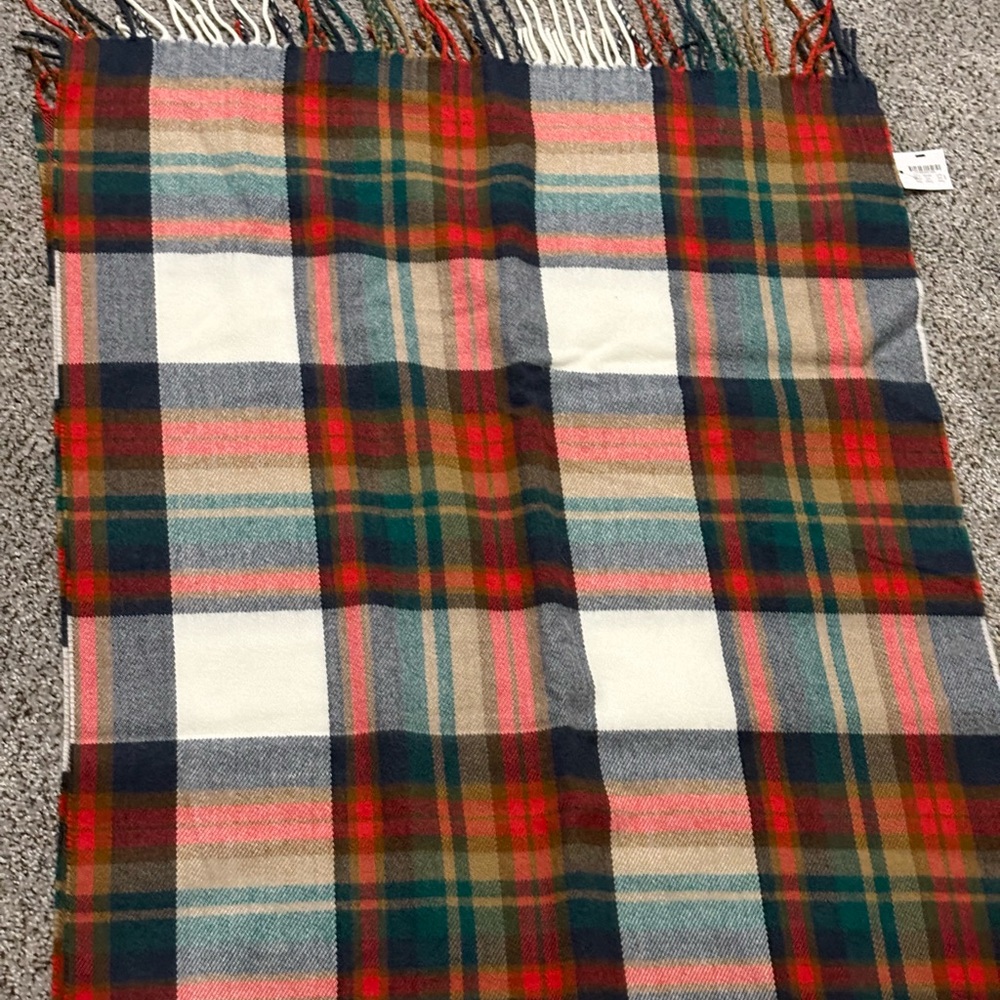 J. Crew Multicolor Plaid Scarf - Picture 7 of 13